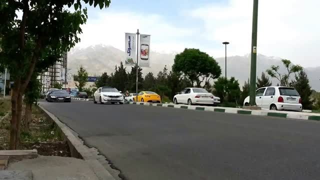 گاز دادن Audi  R8 در شهرک غرب تهران