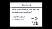 Lesson 14b - CONNOTATIONS - English Vocabulary