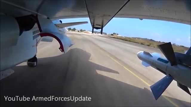 پرواز سوخو-33 برفراز خاورمیانه
