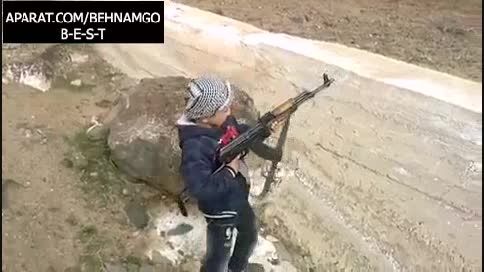 پسر بچه شجاع علیه داعش...!
