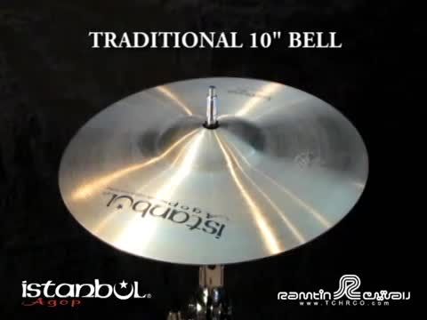 سنج دست ساز استانبول آگوپ مدل Traditional 10&quot; Bell