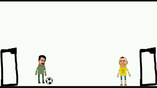فوتبال صدام و رونالدو