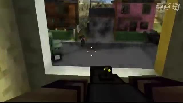 تبلیغ بازی pixel gun 3D