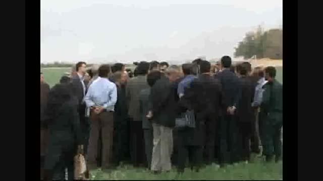 مهندس حجتی وزیر جهاد کشاورزی در مرودشت