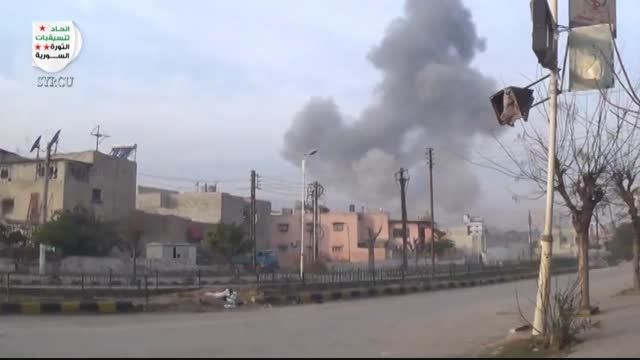 بمباران شدید مواضع تروریستهای جیش الاسلام در دوما