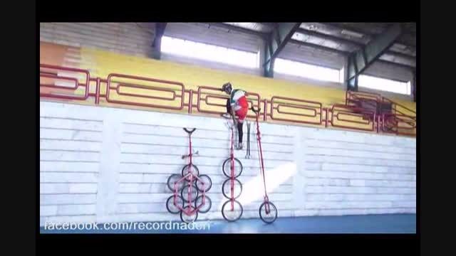 شاهکار رکورددار تک چرخ دنیا با ارتفاع 6 متر