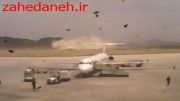 حادثه در اثر باز نشدن چرخ هواپیما در فرودگاه زاهدان