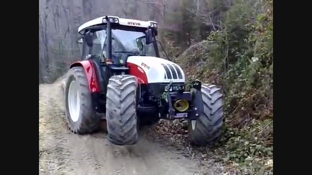 Steyr biogas tractor
