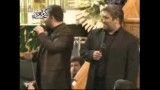 حاج سعید حدادیان در ختم همسر حاج حسن خلج