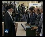 شرکت رهبر انقلاب اسلامی در مرحله دوم انتخابات مجلس نهم