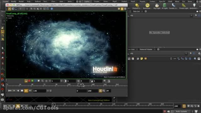 cmiVFX - Houdini 3D Galaxy Creation Effects