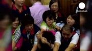 کتک کاری زنان در مجلس تایوان