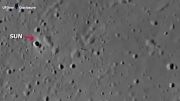 قدم زدن بیگانه ها در ماه(مشاهده توسط آپولو8)
