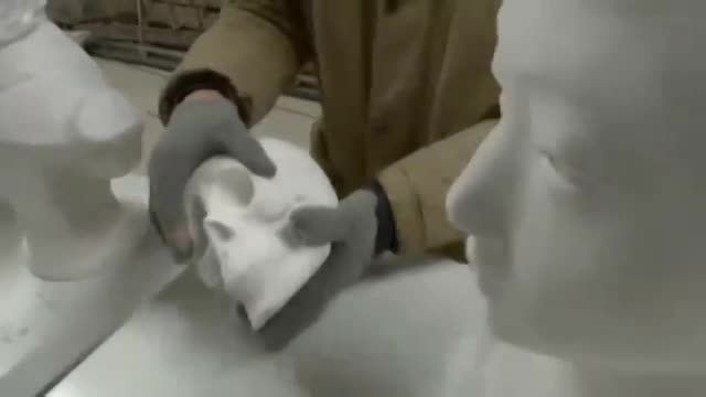 فیلم حیرت انگیز از مجسمه های کاغذی