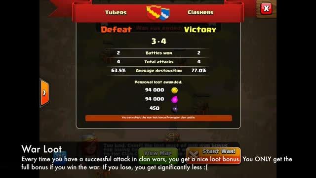 loot clash of clans (war)wow---D:c