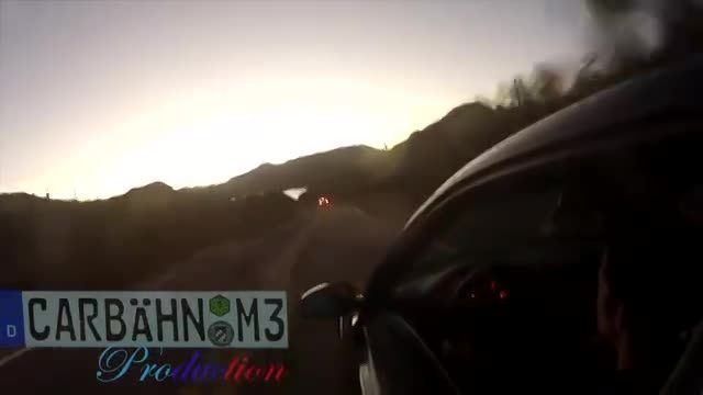 سقوط وحشتناک BMW M3 به دره | دوربین کناره ماشین