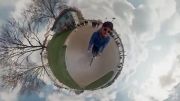 ویدئویی ۳۶۰ درجه که با ۶ دوربین GoPro تهیه شده است