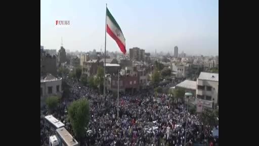 استقبال بی نظیر از 270 شهید گمنام/ تهران قیامت شد
