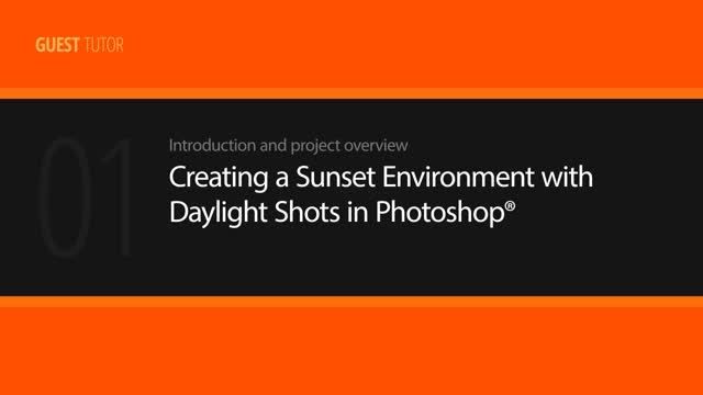 Creating a Sunset Environment with Daylight Shots