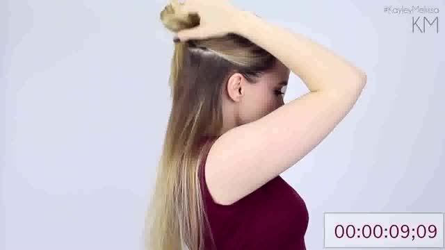 آموزش بستن موی سر