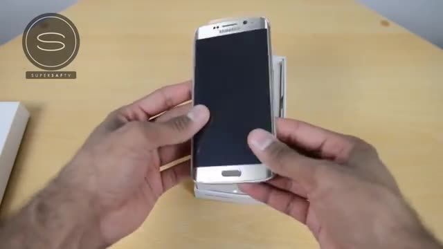 Samsung Galaxy S6 Edge Gold Platinum Unboxing