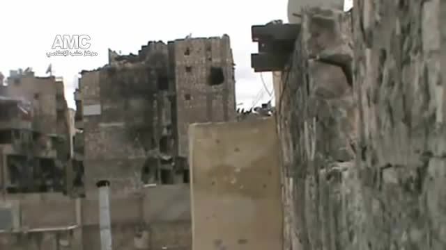 جیش الحر و انفجار این ساختمان در حالیکه ...سوریه-عراق
