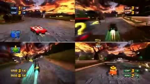 گیم پلی بازی Sonic and all stars Racing