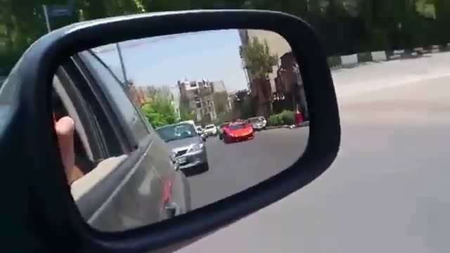 شتاب گیری لامبورگینی اونتادور - تهران