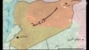 داعش و فرارشان از مناطق جنگی سوریه طبق نقشه - سوریه