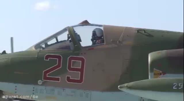 حملات هوایی جنگنده های روسیه به مقر داعش