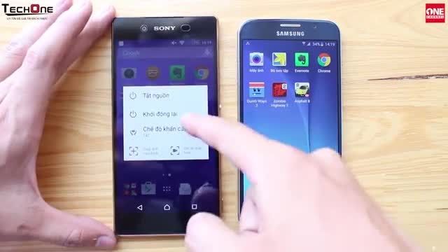 Samsung Galaxy S6 vs Sony Xperia Z3 plus_Apps speed