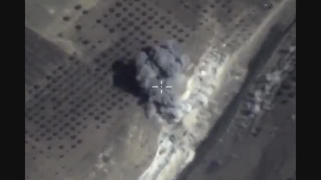 بمباران مواضع تروریست ها توسط هواپیماهای روسی