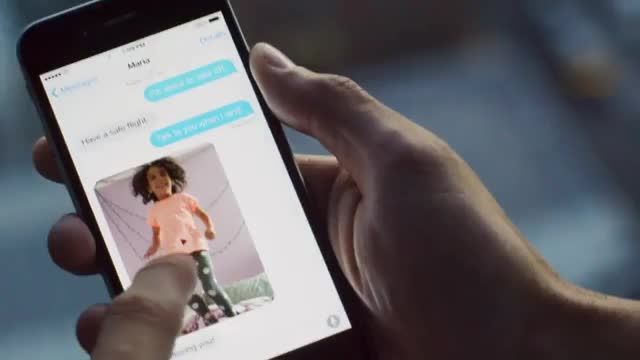 ویدئوی تبلیغاتی اپل با تمرکز بر لمس سه بعدی