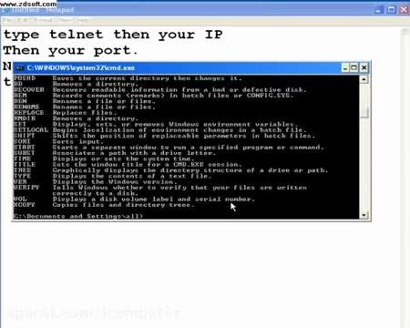 چطور با Telnet به یک رایانه دیگر متصل شد؟