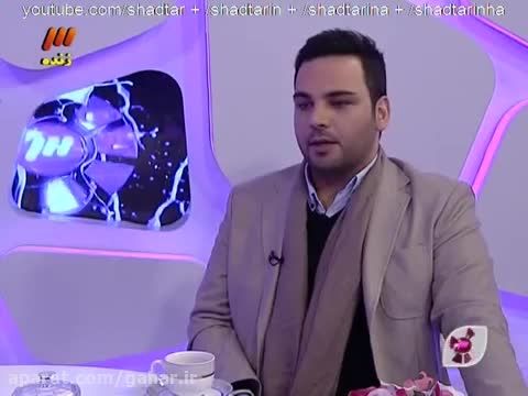 فیلم حضور احسان علیخانی در برنامه گلخانه شبکه سه آذر 94