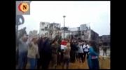 بالا بردن پرچم سوریه در حمص