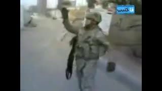 سینه زدن سرباز امریکایی