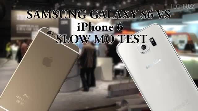 Samsung Galaxy S6 Vs iPhone 6_ SloMo Test