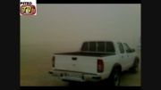 طوفان شن در دکل حفاری نفت