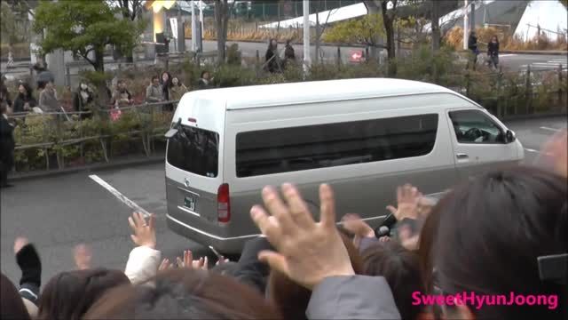 150208 KIM HYUN JOONG Leaving the venue at Niigata(GEMI