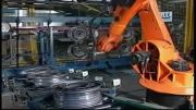 ساخت رینگ تایر خودروها بوسیله ربات