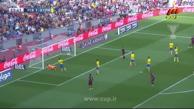 گل لوئیز سوآرز؛ بارسلونا ( 2 ) - لاس پالماس ( 0 )