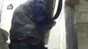 منهدم کردن تانک ا رتش سوریه توسط جبهه النصره