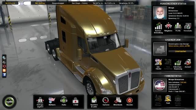 گیم پلی زیبای بازی شبیه ساز American Truck Simulator