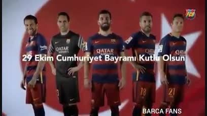 وقتی بازیکنان بارسلونا به زبان ترکی صحبت می کنند