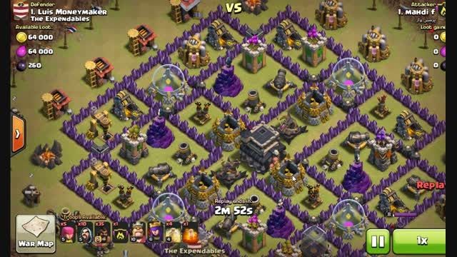 attack war to town hall 9 full