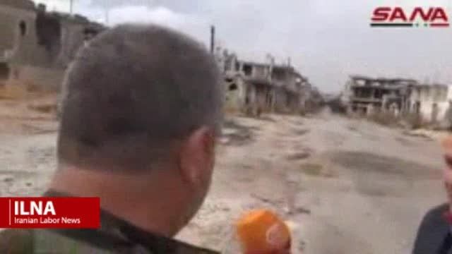 فیلم پیشروی ارتش سوریه در حما ....