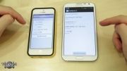 مقایسه سرعت 2 ابر گوشیiPhone5 vs Galaxy-Note2