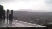 بارش باران وتگرگ در جوانرود زمستان91