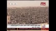 مراسم ملیونی تشییع جنازه رهبر شهید حوثی های یمن